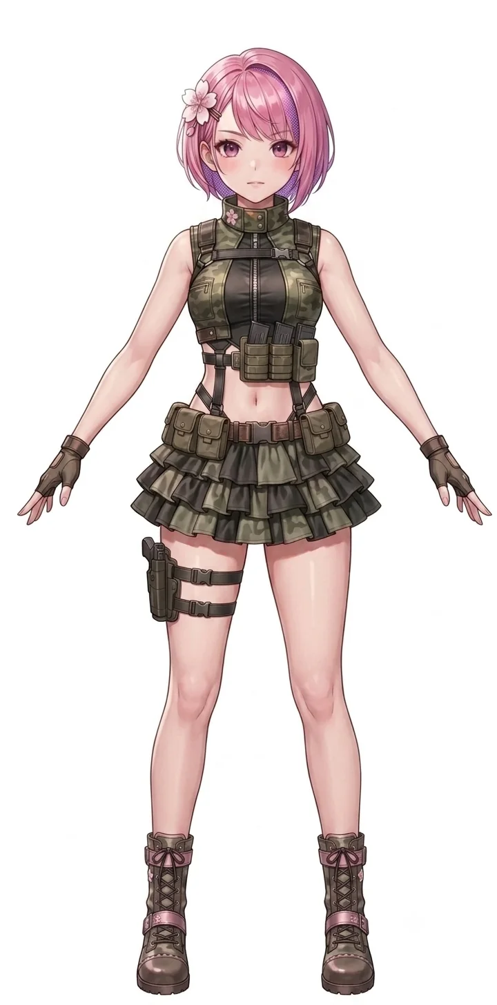 Sakura character portrait